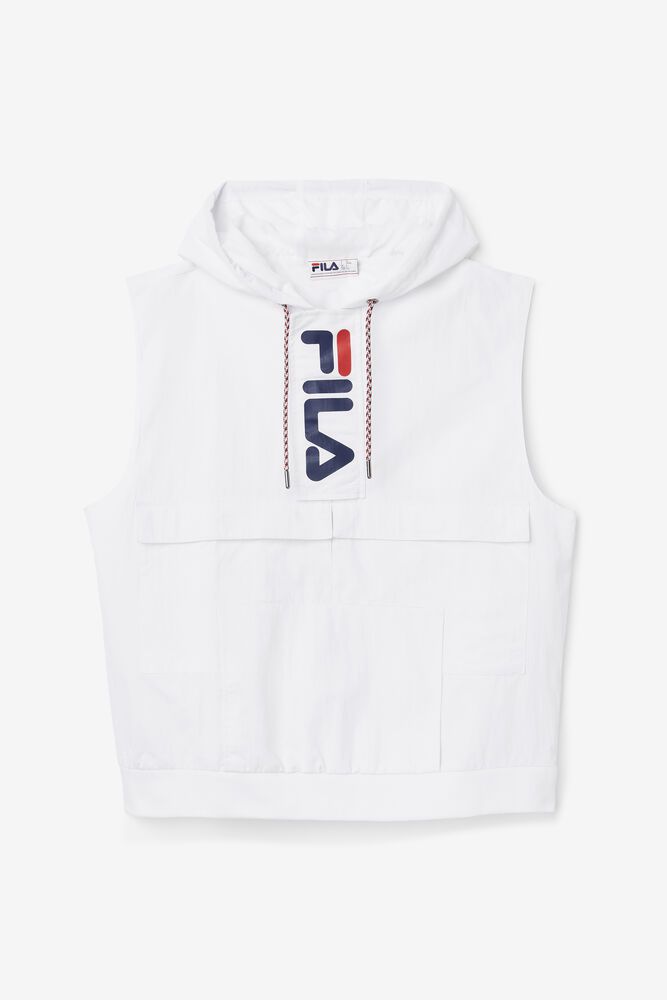 Fila T-Shirt Mens White Soul Vest - Ireland 94562-SRWE